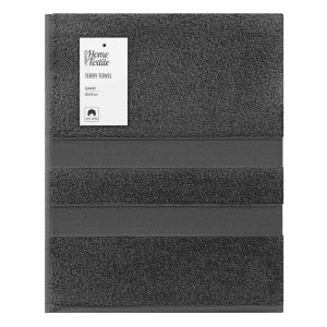 Рушник для обличчя Ardesto Splendid ART2350DG 50х90 см темно-сірий Рушник для обличчя Ardesto Splendid ART2350DG 50х90 см темно-сірий