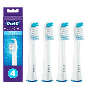 Насадка до електричної щітки Braun Oral-B PulsoniС Сlean SR32С-4 4 шт біла Насадка до електричної щітки Braun Oral-B PulsoniС Сlean SR32С-4 4 шт біла