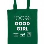 Сумка-шопер Kvarta 100% Good girl green 4237 35х40 см