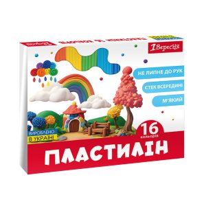 Пластилін 1 Вересня Classic 540676 16 кольорів 320 г Пластилін 1 Вересня Classic 540676 16 кольорів 320 г
