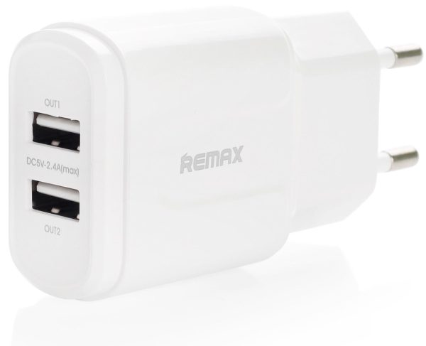Мережевий зарядний пристрій Remax RP-U22m-White Мережевий зарядний пристрій Remax RP-U22m-White