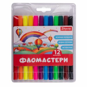 Набір фломастерів 1 Вересня Classic 650547 12 кольорів Набір фломастерів 1 Вересня Classic 650547 12 кольорів