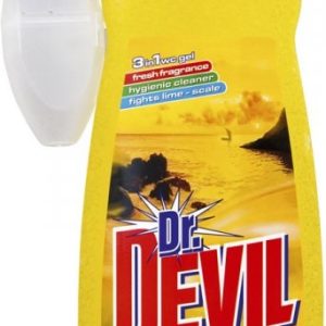 Гель для унітазу Dr. Devil Лимон 8595025806055 400 мл Гель для унітазу Dr. Devil Лимон 8595025806055 400 мл