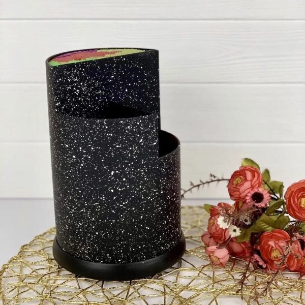 Колода для ножів Edenberg EB-3646-Black 16.3х16.3х23.9 см чорна Колода для ножів Edenberg EB-3646-Black 16.3х16.3х23.9 см чорна