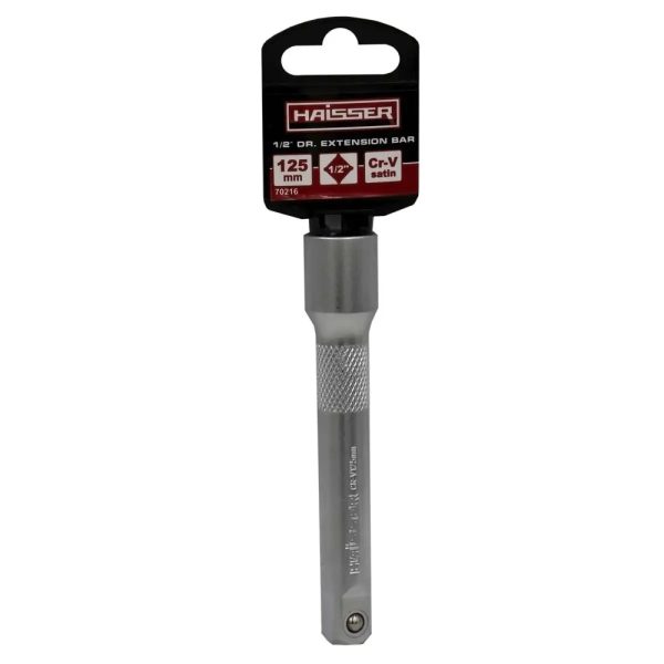 (70216) Подовжувач Сr-V 1/2" Satin 125мм HAISSER (70216) Подовжувач Сr-V 1/2" Satin 125мм HAISSER