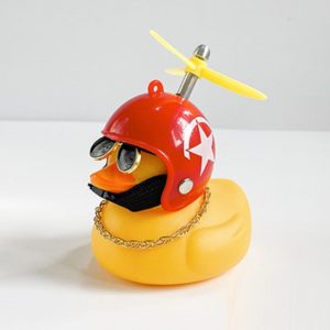 Автомобільна качка з шоломом та кріпленням Funny Ducks Red White 2 9990 Автомобільна качка з шоломом та кріпленням Funny Ducks Red White 2 9990