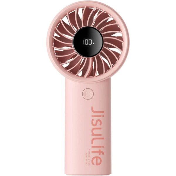 Акумуляторний вентилятор Jisulife Fan Life4 Pink рожевий Акумуляторний вентилятор Jisulife Fan Life4 Pink рожевий