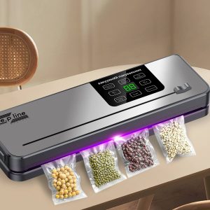 Вакууматор з 20 вакуумними пакетами та рулоном Zepline ZP-00356 200 Вт сріблястий Вакууматор з 20 вакуумними пакетами та рулоном Zepline ZP-00356 200 Вт сріблястий