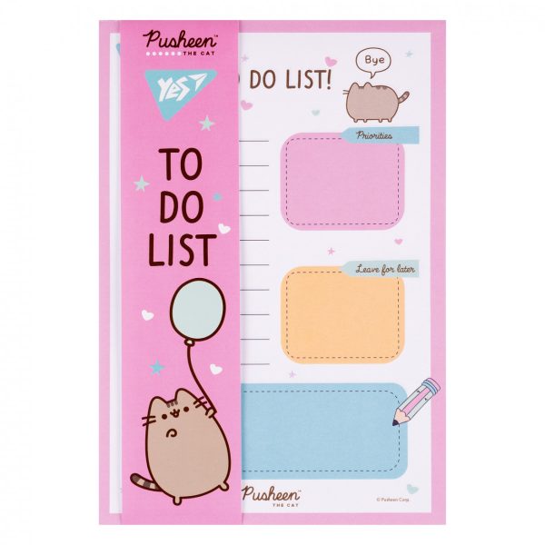Папір для YES To Do Pusheen 170339 52 листа Папір для YES To Do Pusheen 170339 52 листа
