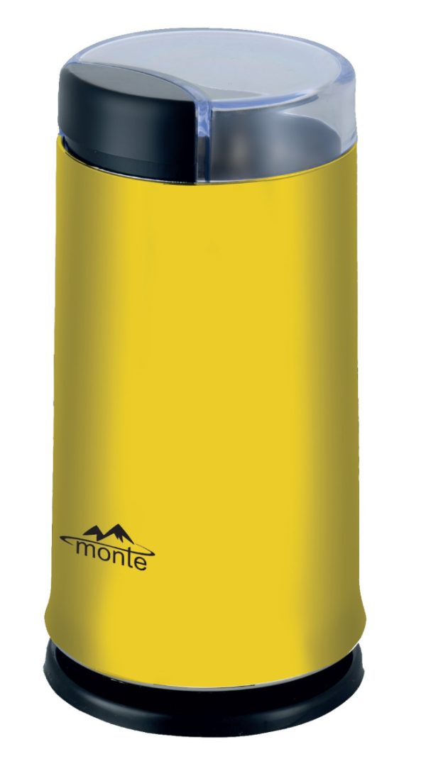 Кавомолка Monte MT-1408 210 Вт жовта Кавомолка Monte MT-1408 210 Вт жовта