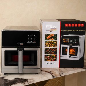 Аерогриль мультипіч на два ТЕНи та з силіконовою формою в комплекті Zepline Max Pro-3 ZP-00355 13 л 2200 Вт сріблястий Аерогриль мультипіч на два ТЕНи та з силіконовою формою в комплекті Zepline Max Pro-3 ZP-00355 13 л 2200 Вт сріблястий