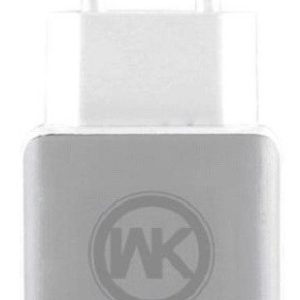 ЗУ мережеве евровілка Blanc WP-U11 2USB 2.1 A кабель microUSB White WK 340053 ЗУ мережеве евровілка Blanc WP-U11 2USB 2.1 A кабель microUSB White WK 340053