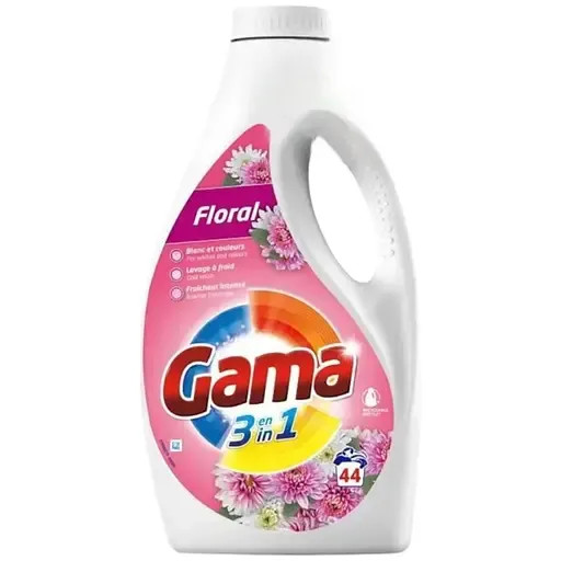 Гель для прання Gama 3in1 Floral 8435495845157 1980 мл Гель для прання Gama 3in1 Floral 8435495845157 1980 мл