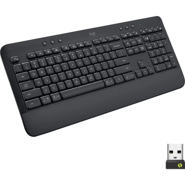 Клавіатура комп'ютерна бездротова Logitech Signature K650 USB/Bluetooth Graphite 920-010945 графітова Клавіатура комп'ютерна бездротова Logitech Signature K650 USB/Bluetooth Graphite 920-010945 графітова