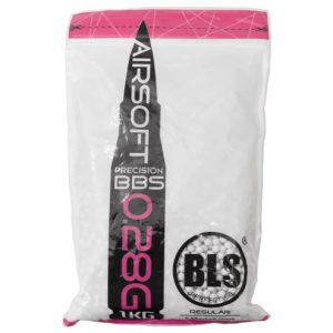 Кульки для страйкболу BLS BLS-WHITE-028-1 0.28 1 кг 3600 шт білі Кульки для страйкболу BLS BLS-WHITE-028-1 0.28 1 кг 3600 шт білі