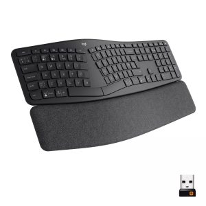 Клавіатура комп'ютерна бездротова Logitech ERGO K860 Bluetooth/Wireless UA Black L920-010108 чорна Клавіатура комп'ютерна бездротова Logitech ERGO K860 Bluetooth/Wireless UA Black L920-010108 чорна