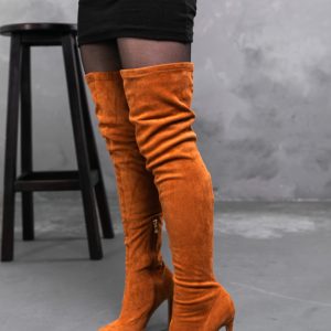 Ботфорти жіночі Fashion Wasp 3363 35 розмір 23 см Гірчичний Ботфорти жіночі Fashion Wasp 3363 35 розмір 23 см Гірчичний