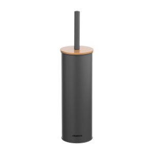 Набір йоржик для унітазу з підставкою Ardesto Minimalism ARHB3503DB 9.5х27.5х38 см темно-сірий Набір йоржик для унітазу з підставкою Ardesto Minimalism ARHB3503DB 9.5х27.5х38 см темно-сірий