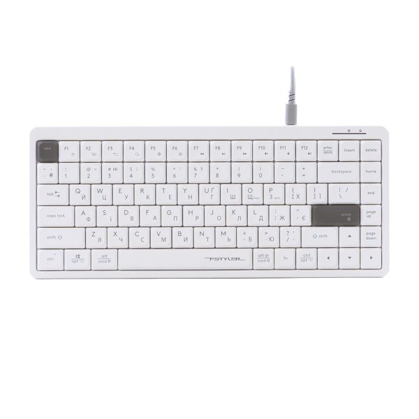 Клавіатура провідна комп'ютерна A4Tech Fstyler FX53(White) біла Клавіатура провідна комп'ютерна A4Tech Fstyler FX53(White) біла