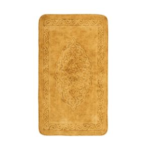 Килимок у ванну Arya Damaks AR-A107217-Mustard 120х70 см гірчичний