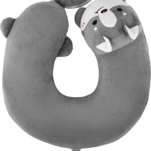 Подушка для шиї Ardesto Grey Cat ART3034NEP 28х28 см сіра Подушка для шиї Ardesto Grey Cat ART3034NEP 28х28 см сіра