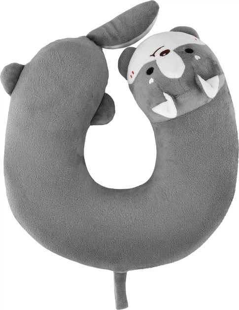 Подушка для шиї Ardesto Grey Cat ART3034NEP 28х28 см сіра Подушка для шиї Ardesto Grey Cat ART3034NEP 28х28 см сіра