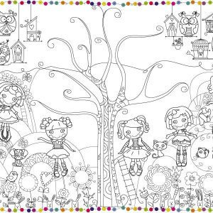 Шпалери-розмальовки Lalaloopsy 60*100 C-100034 Шпалери-розмальовки Lalaloopsy 60*100 C-100034