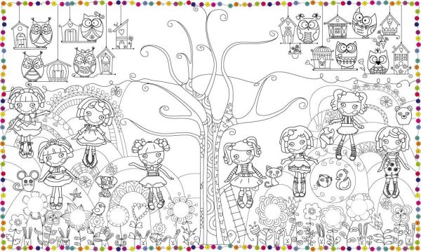 Шпалери-розмальовки Lalaloopsy 60*100 C-100034 Шпалери-розмальовки Lalaloopsy 60*100 C-100034