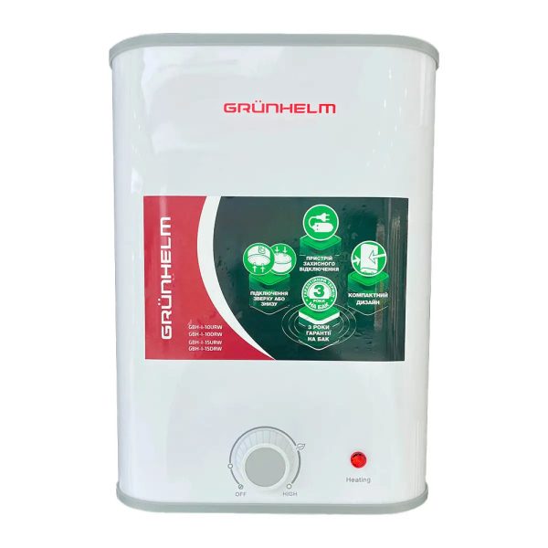 Бойлер Grunhelm GBH I-15DRW 15 л бiлий Бойлер Grunhelm GBH I-15DRW 15 л бiлий