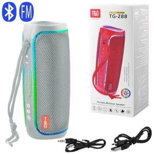 Колонка портативна Bluetooth T&G TG288 grey сіра Колонка портативна Bluetooth T&G TG288 grey сіра