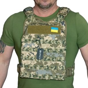 Плитоноска тактична Kirasa ЗСУ KI1013 піксель Плитоноска тактична Kirasa ЗСУ KI1013 піксель