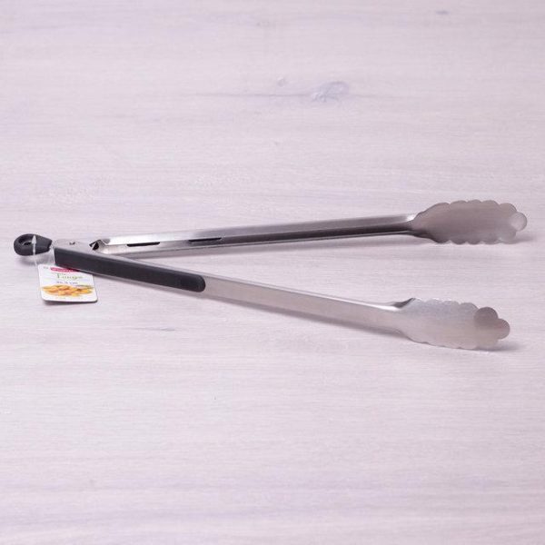 Кухонні щипці з нержавіючої сталі 35.5 см Kamille a7519