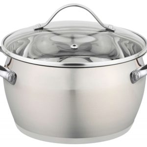 Кастрюля Con Brio CB-1125 24 см 6.1 л срібляста Кастрюля Con Brio CB-1125 24 см 6.1 л срібляста