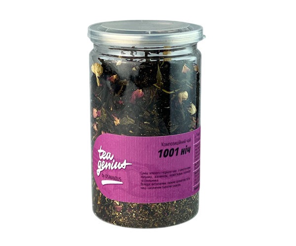 Чай у банці TEA GENIUS 1001 ніч композиційний Ч-8215-100 100 г Чай у банці TEA GENIUS 1001 ніч композиційний Ч-8215-100 100 г