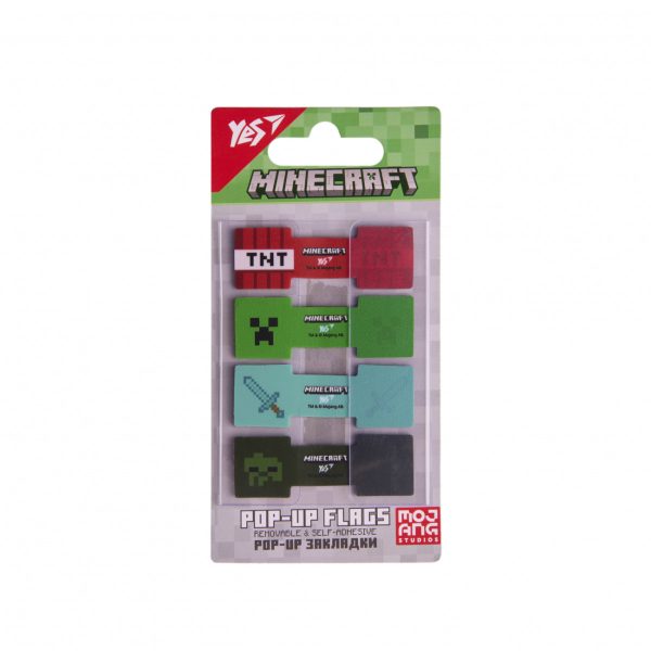 Закладки для книг Pop-up Yes Minecraft 170441 80 шт Закладки для книг Pop-up Yes Minecraft 170441 80 шт