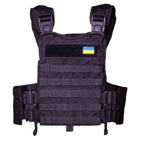 Плитоноска зі швидкоскидом Kirasa ЗСУ (ЗСУ) KI1045 чорна Плитоноска зі швидкоскидом Kirasa ЗСУ (ЗСУ) KI1045 чорна