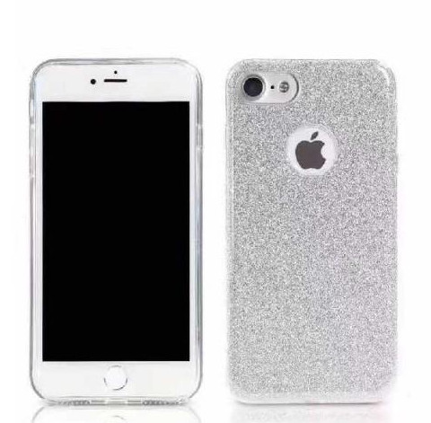 Силіконовий чохол Glitter для iPhone 7 срібло Remax 700201 Силіконовий чохол Glitter для iPhone 7 срібло Remax 700201