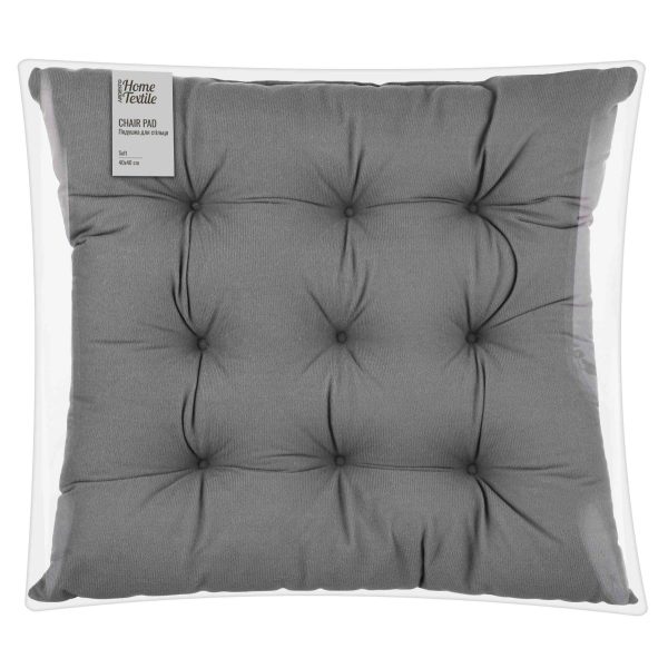 Подушка на стілець Ardesto Soft ART03SG 40х40 см сіра Подушка на стілець Ardesto Soft ART03SG 40х40 см сіра