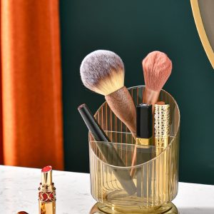 Органайзер для косметики 14455 15.8х11 см золотистий