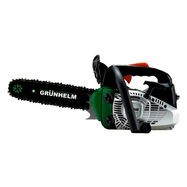 Пила ланцюгова бензинова Grunhelm GS-2500 2.0 кВт зелена Пила ланцюгова бензинова Grunhelm GS-2500 2.0 кВт зелена