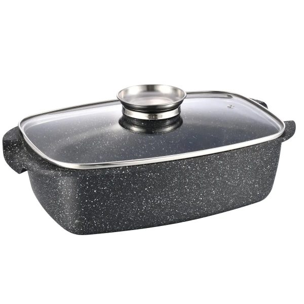 Жарівня Gusto MARBLE GT-2504-32 32x22х10.6 см 5.5 л сіра Жарівня Gusto MARBLE GT-2504-32 32x22х10.6 см 5.5 л сіра