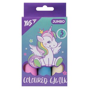 Крейда кольорова YES JUMBO Glamour 400495 3 кольори Крейда кольорова YES JUMBO Glamour 400495 3 кольори