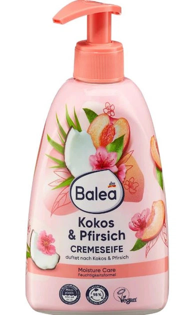 Рідке крем-мило Balea Kokos Pfirsich 4066447745405 500 мл