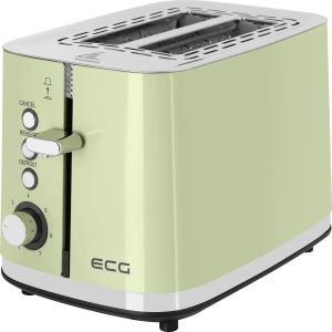 Тостер ECG ST 2766 Vintage Olive 925 Вт оливковий Тостер ECG ST 2766 Vintage Olive 925 Вт оливковий