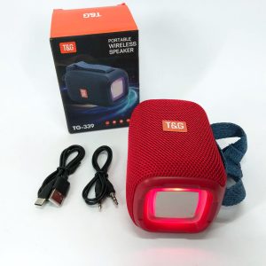 Портативна Bluetooth колонка TG339 5W з RGB підсвічуванням, Гучна блютуз колонка. Колір: червоний Портативна Bluetooth колонка TG339 5W з RGB підсвічуванням, Гучна блютуз колонка. Колір: червоний