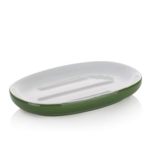 Мильниця Kela Isabella 22005 13.5х8.5х2 см зелене листя Мильниця Kela Isabella 22005 13.5х8.5х2 см зелене листя