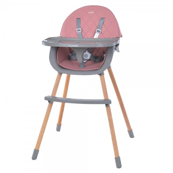 Стільчик для годування Bambi ME-1111-Pink рожевий Стільчик для годування Bambi ME-1111-Pink рожевий