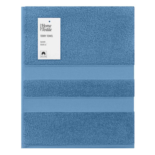 Рушник для обличчя Ardesto Splendid ART2350BL 50х90 см блакитний Рушник для обличчя Ardesto Splendid ART2350BL 50х90 см блакитний