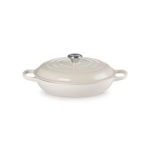 Кастрюля Le Creuset Signature Cast Iron Shallow Casserole 21180307164430 3.5 л 30 см бежева Кастрюля Le Creuset Signature Cast Iron Shallow Casserole 21180307164430 3.5 л 30 см бежева