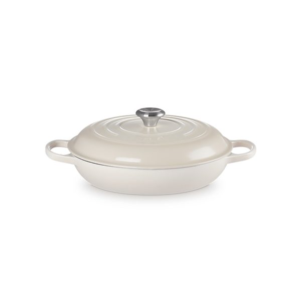 Кастрюля Le Creuset Modern Heritage Shallow Casserole 28cm Meringue Кастрюля Le Creuset Modern Heritage Shallow Casserole 28cm Meringue